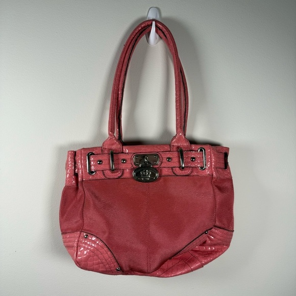 Kathy Van Zeeland Handbags - Kathy Van Zeeland Pink Over the Shoulder Bag Y2K